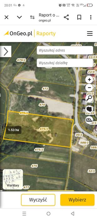 Działka 50 arów, Krempna