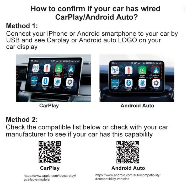 Adaptardor Android Auto / Carplay sem fios