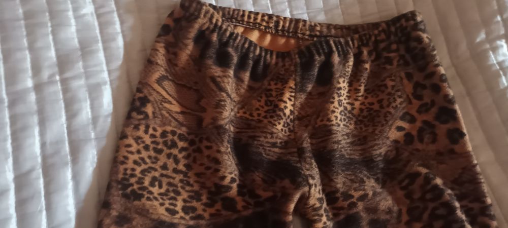 Spodnie panterka ocieplane roz. M