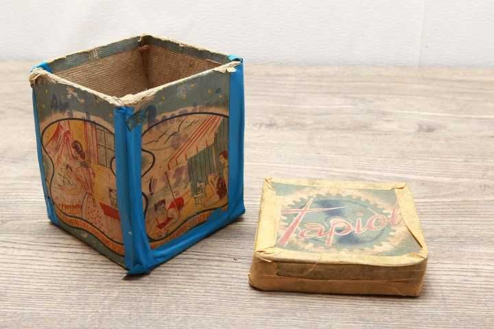 Antigo e pequeno fogareiro a petroleo da Tapiol com caixa original