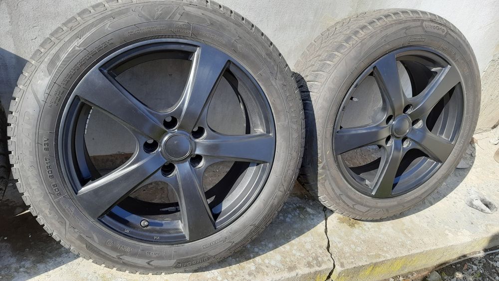 Дискі R17 nissan renault резина goodyear 205 60 r17