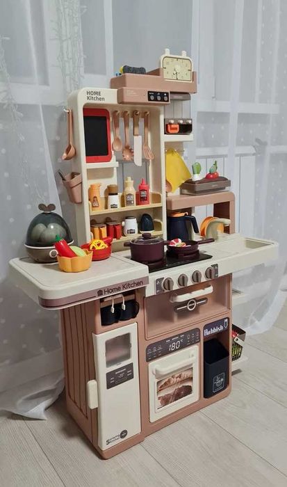 ℹ️Кухня для дівчинки хлопчика 93см звук готування світло вода витяжка