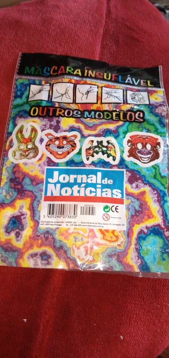 Quer ser Tigre grr? Máscara insuflável Tigre5E.Alfinete S.S.7EDesde2E.