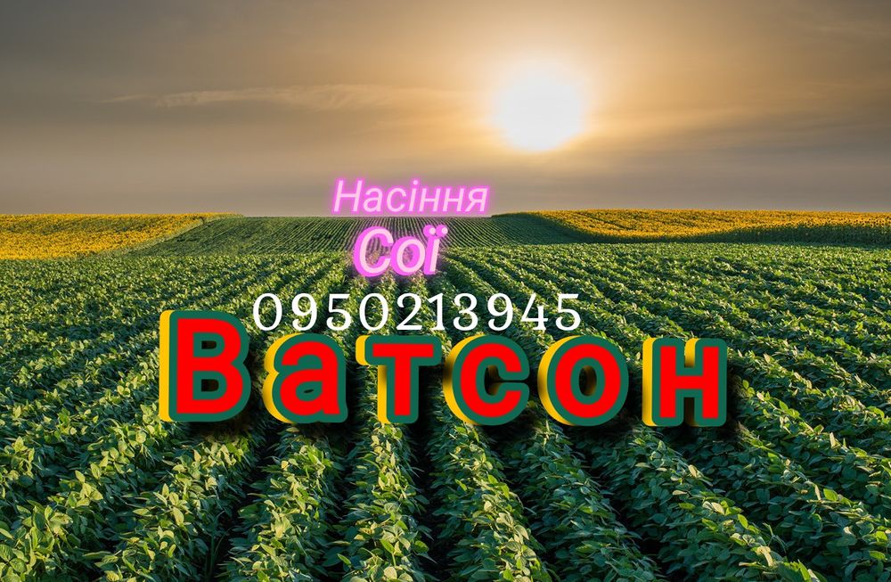 Купити насіння сої Ватсон