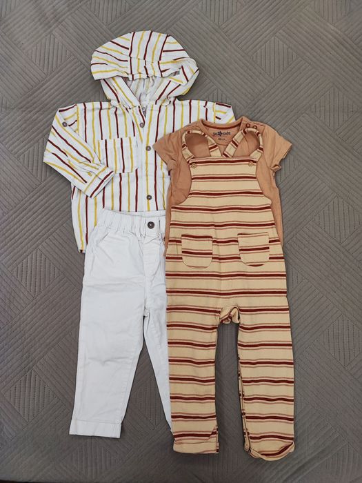 Letnie komplety chłopięce SO CUTE zestaw 2 komplety rozmiar 86