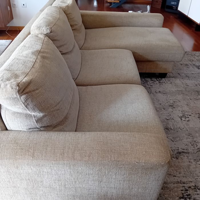 Sofá  chaise longue + 2 lugares