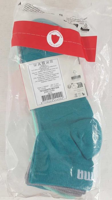 Skarpety dziecięce PUMA PREMIUM 6 PAK 39/42