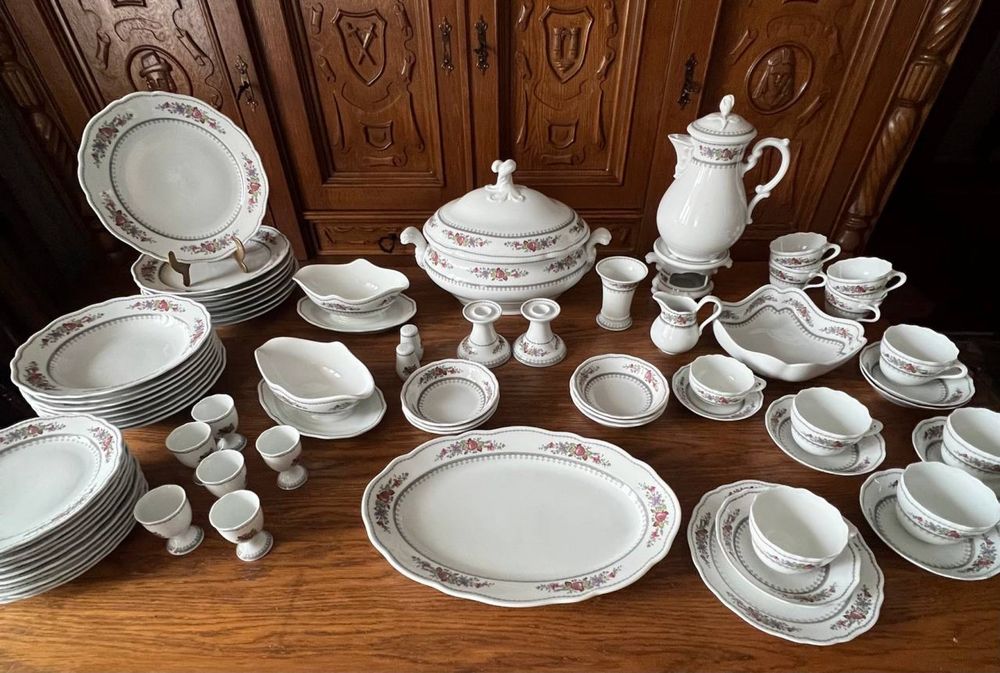 新品ドイツ製 HUTSCHENREUTHER ペールピーチ美しいディナー皿 5枚 Hutschenreuther Arabella: 500 грн. - Коллекционирование