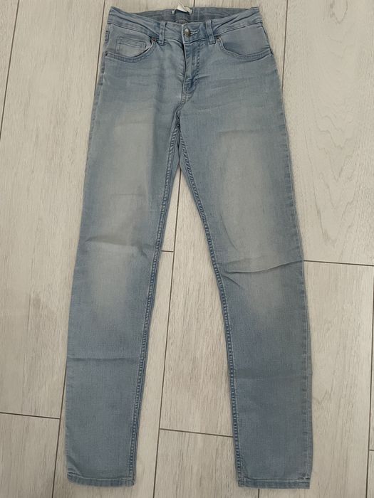 Spodnie damskie jeansy jeansowe niebieskie dżins H&M 34