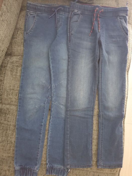 Nowe spodnie jeans C&A 134 i  Primark 146