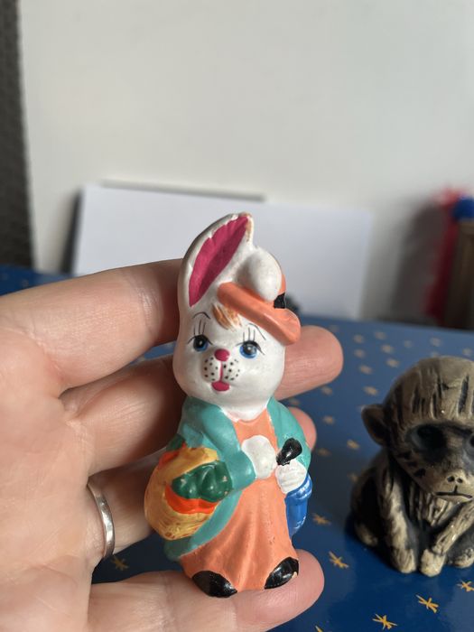 Zestaw figurek ceramicznych