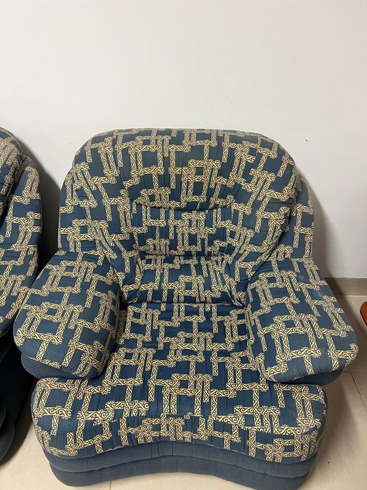 Sofá Cama + 2 Sofás Individuais