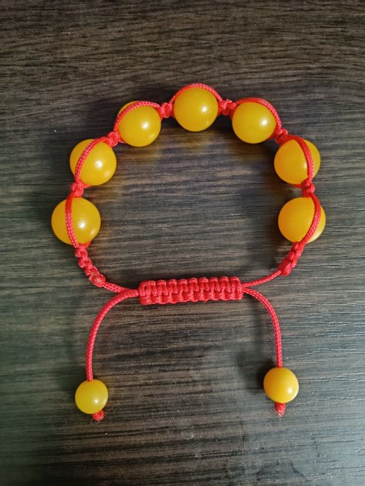 Браслет,бурштин прес