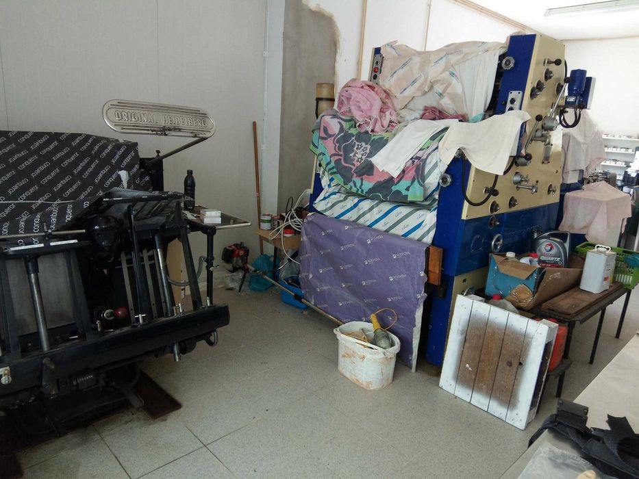 vendemos carteira e lote de máquinas gráficas