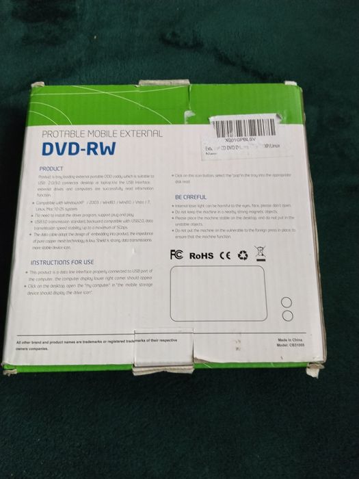 Nagrywarka DVD zewnętrzna Ultra Thin