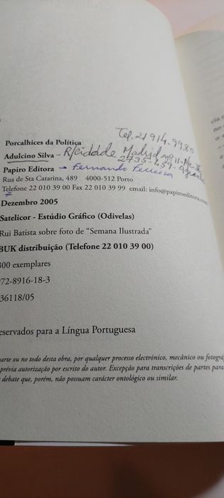 Porcalhices da Política - Adulcino Silva