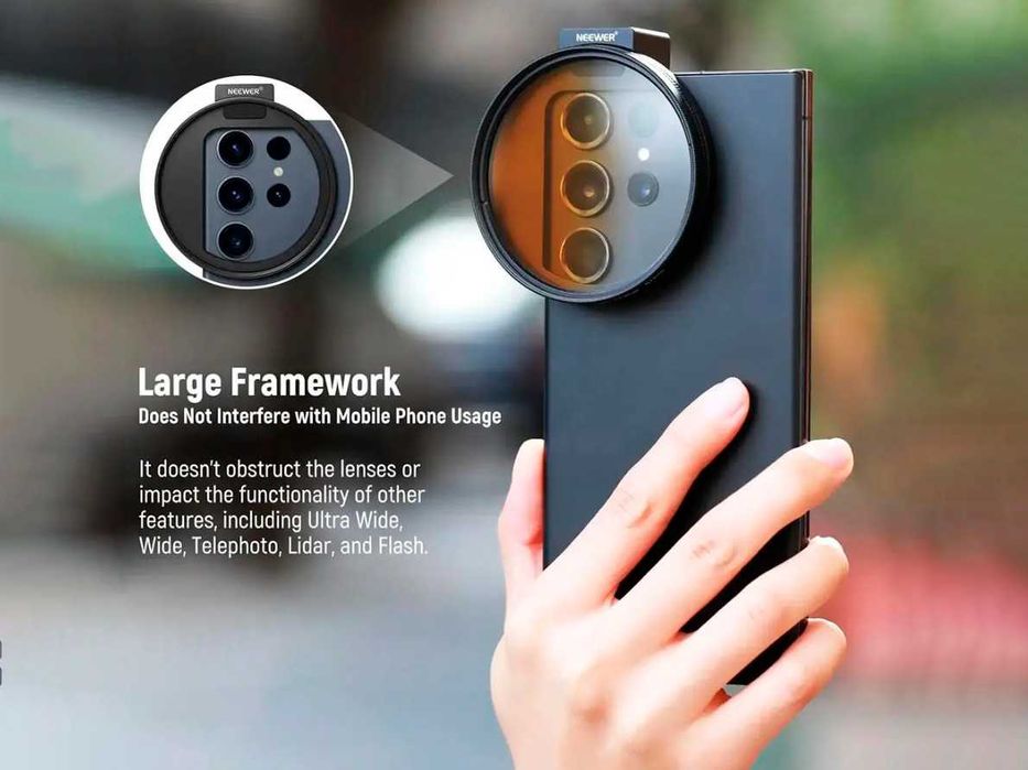 Адаптер тримач світлофільтра 67 мм для об’єктива смартфона