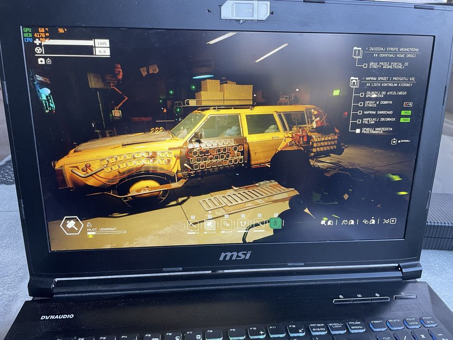 Msi gt62vr Dominator pro gtx1070 gamingowy