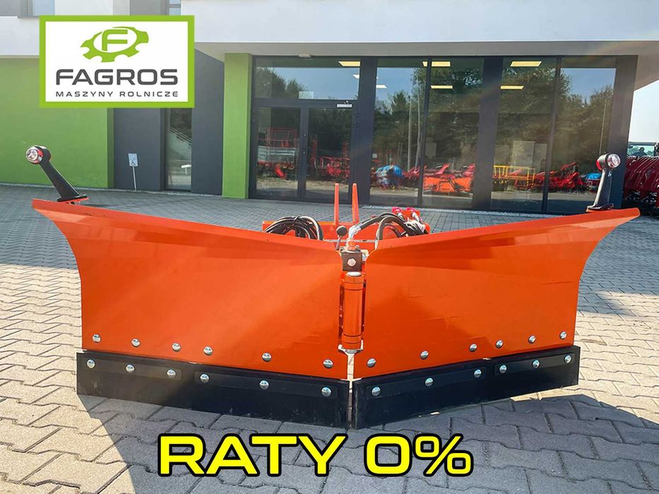 RATY Pług do śniegu komunalny Strzałka składany 1,5 -2,2 m TUZ DOSTAWA