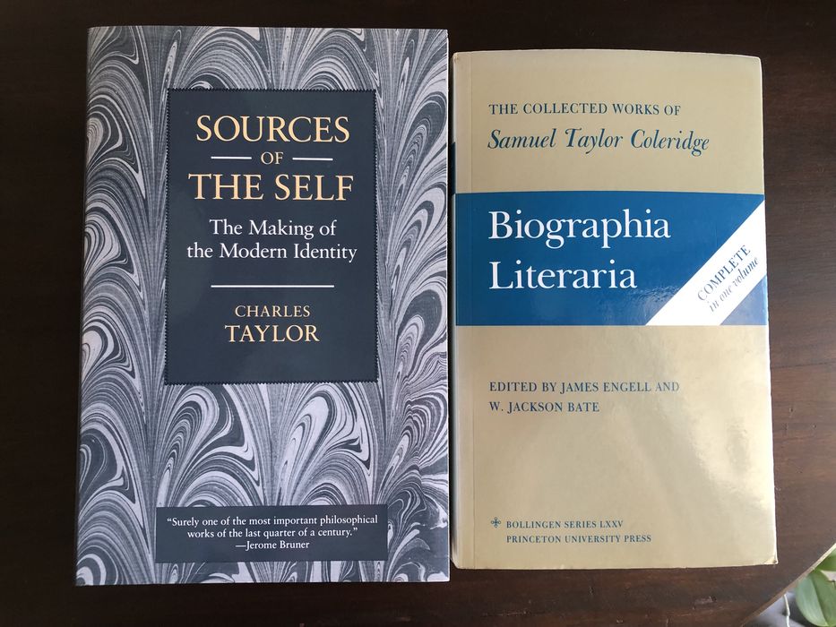 Charles TAYLOR Sources of the Self  COLERIDGE Biographia Literaria