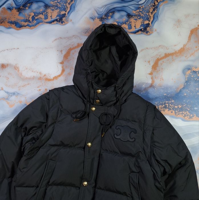 Пуховик Celine Triomphe женский куртка Трансформер