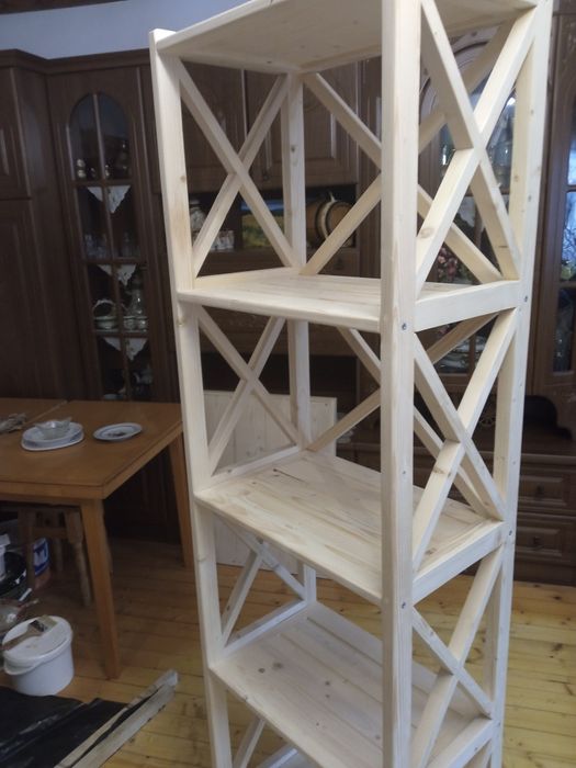 Стелаж  полка дерев'яна