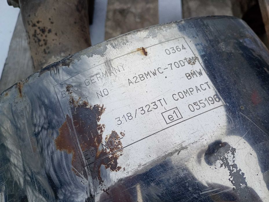 Wydech tłumik końcowy Bastuck BMW E36 Compact 318ti 323ti / Z3 RARYTAS