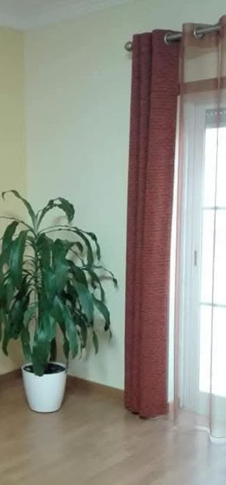 Cortinados para 2 janelas