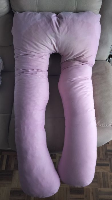 Almofada grande apoio completo com capa extra cinza