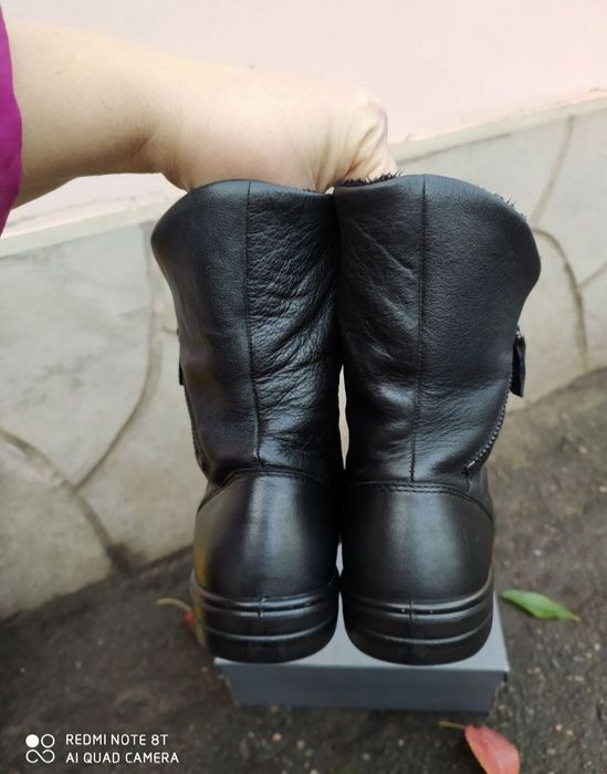 Ecco 39 40 сапоги жіночі зимові чоботи черевики ботинки взуття ессо