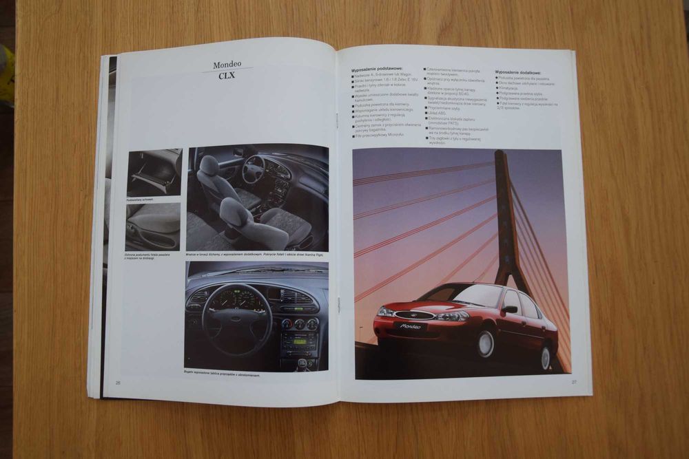 Prospekt Ford Mondeo 1998 POLSKI