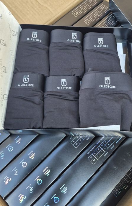 Meskie bokserki Glestore w kolorze czarnym