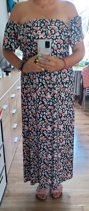 Sukienka długa, hiszpanka . L. Bonprix