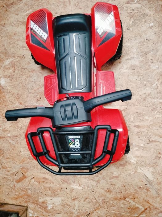 Quad dla dziecka czerwony nowy z napędem