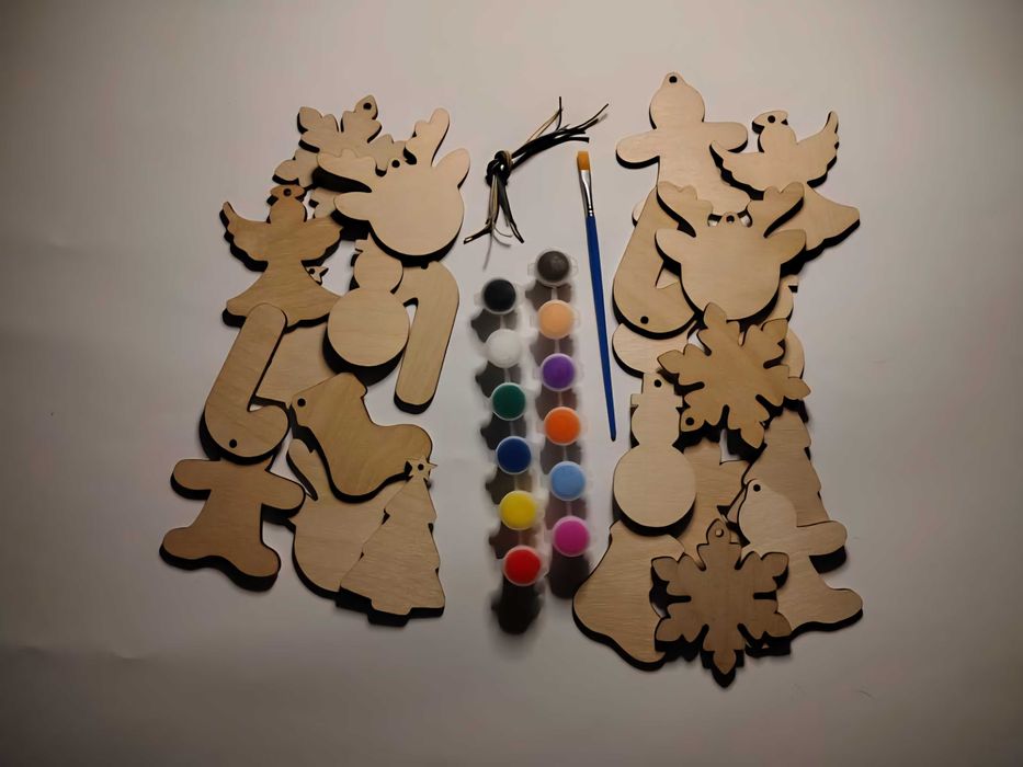 Warsztat świąteczny DIY | Zestaw 8 Bombek | Prezent dla Rodziny