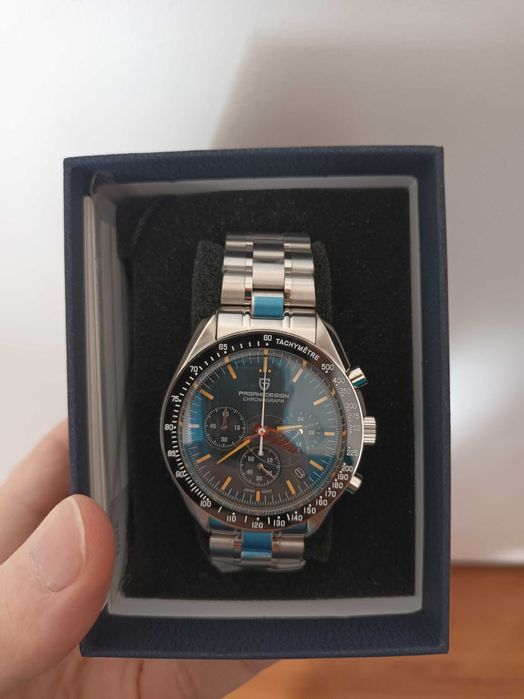 Relógio Tributo Omega Speedmaster Versão Limitada de Aniversário