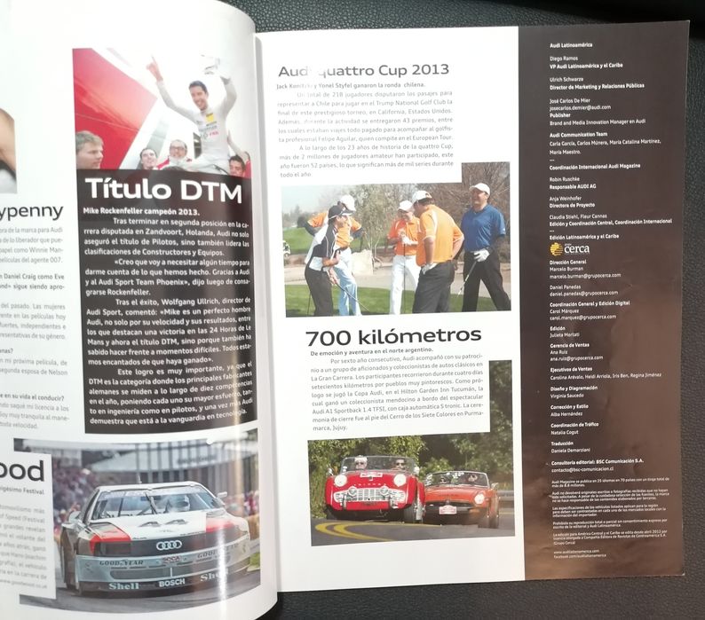 Revista Audi Magazine America Latina