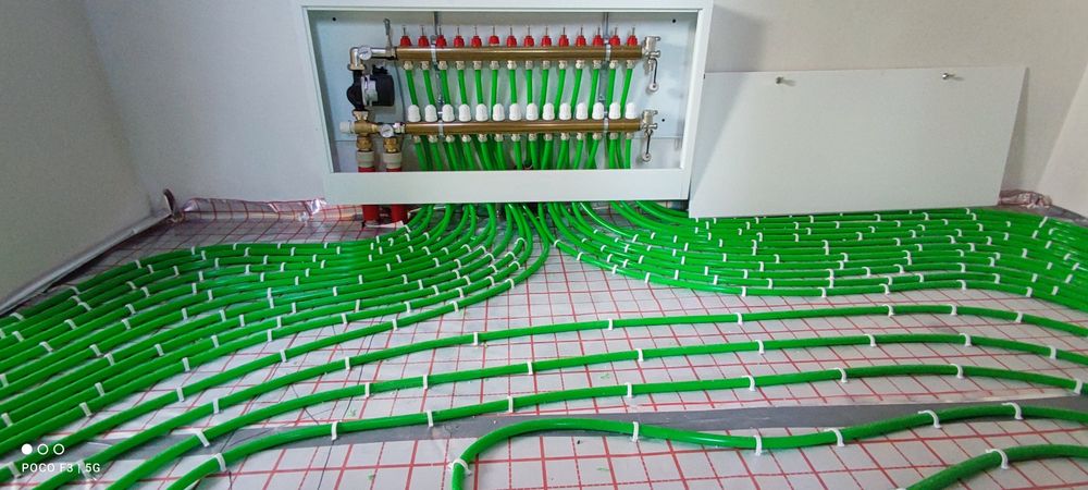 Hydraulik | kompleksowe instalacje | ogrzewanie podłogowe | instalacje wod-kan | pompy ciepła | kotły pellet | oczyszczalnie przydomowe | przyłącza