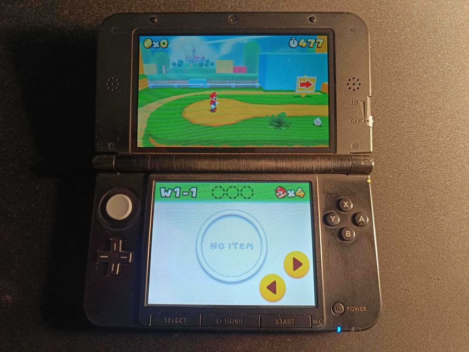Konsola Nintendo 3ds XL/LL CFW 32 GB  pękniety zawias