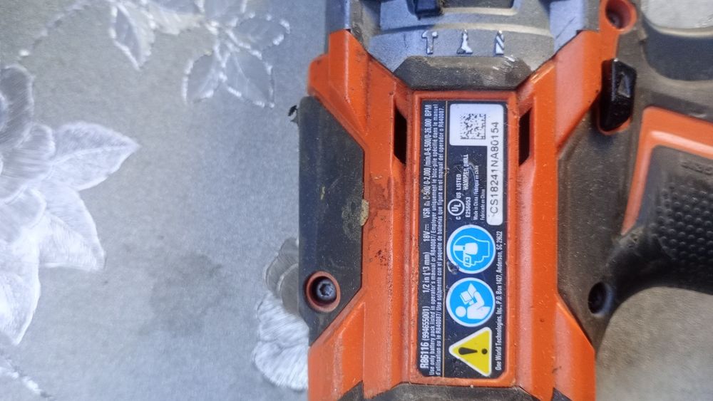 Шуруповерт ridgid