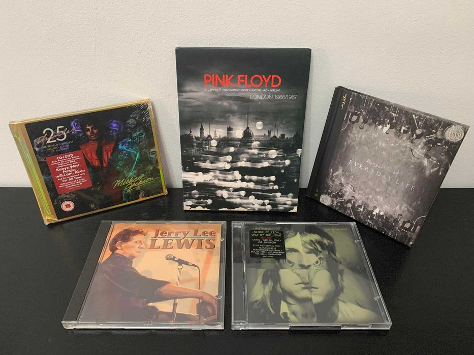 Pink Floyd, Coldplay, Kings of Leon, Michael Jackson and Jerry Lee Lewis