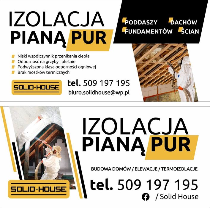 Ocieplenie Ocieplanie pianka pianką pianą PUR izolacje natryskowe PUR