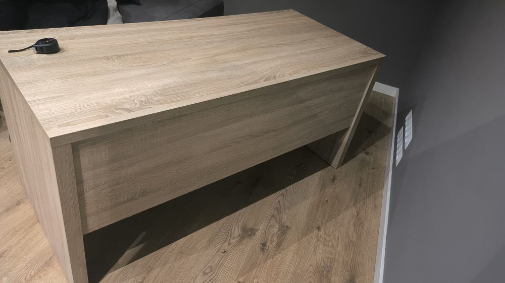 Duże biurko dąb sonoma