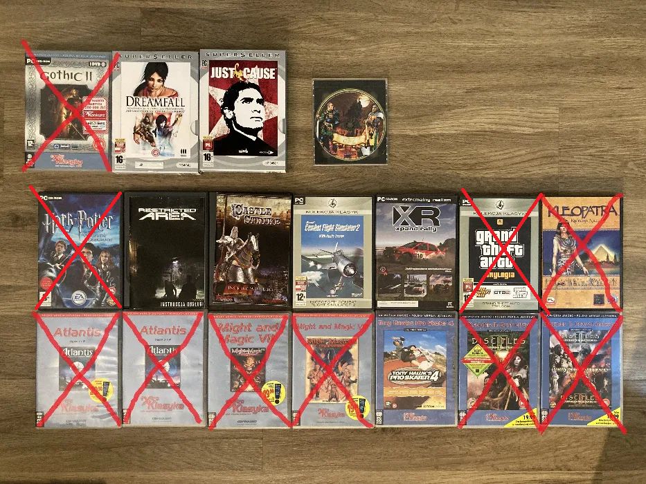 Gry na PC, różne.