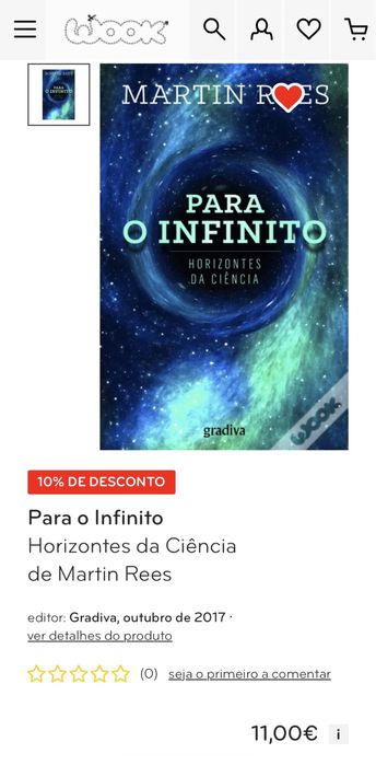 “Para o Infinito”, Martin Rees