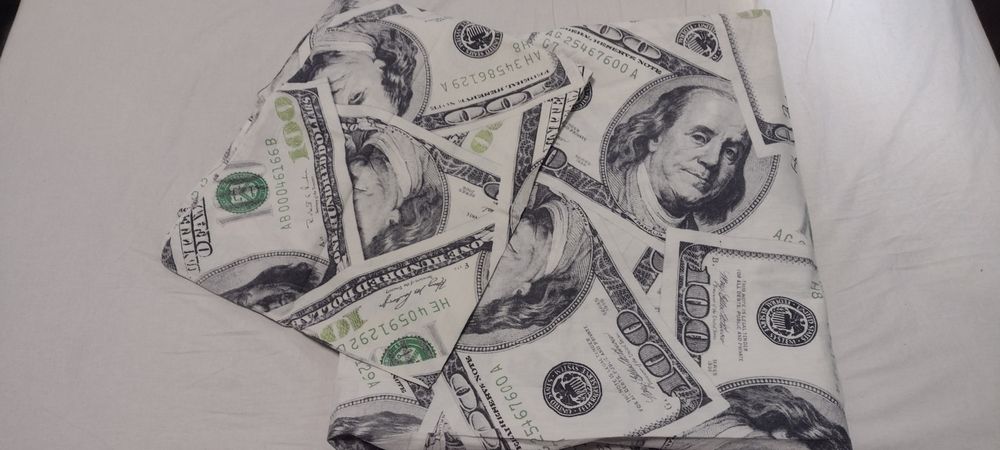 Pościel  Dolary , Pieniądze , bawełna, home