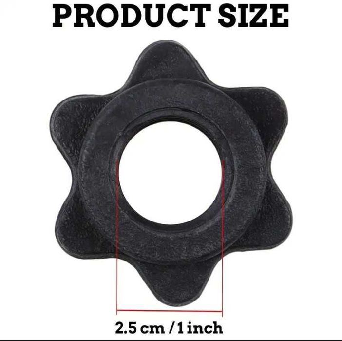 Гайки для гантельних грифів (2 шт.) – нові!