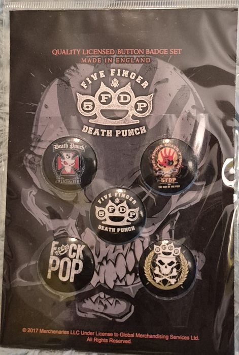 Band Button Badge Set