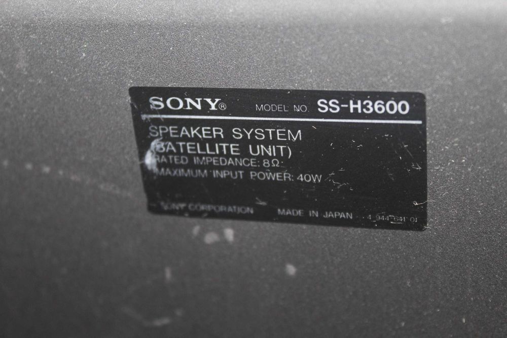 SONY SS-H3600 Kolumny głośniki 3 way bass reflex Japan Wysyłka
