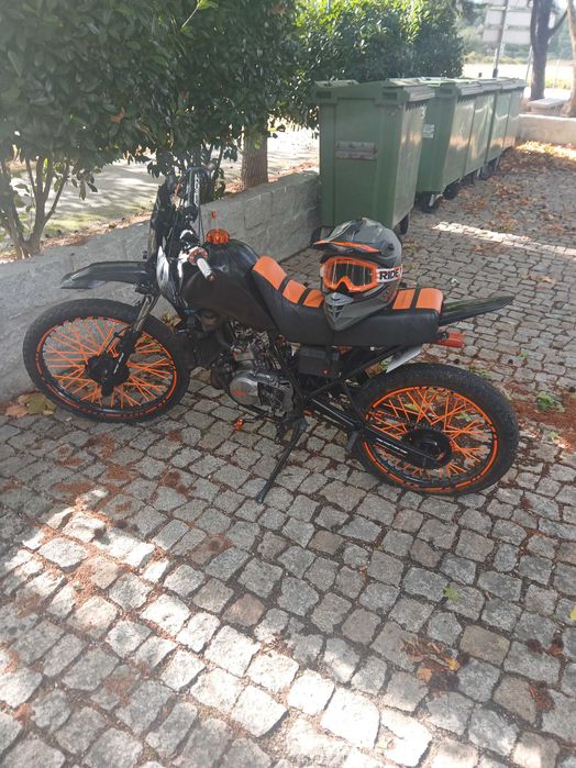 Vendo suzuki ts50w com kit athene 80cc com decumentos  em dia